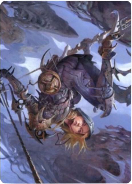 Blackbloom Rogue Art Card [Art Series: Zendikar Rising] 53