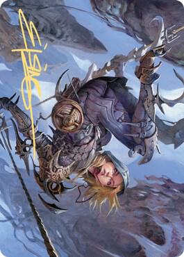 Blackbloom Rogue Art Card (Gold-Stamped Signature) [Art Series: Zendikar Rising] 53