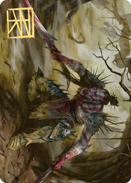 Highborn Vampire Art Card (Gold-Stamped Signature) [Art Series: Zendikar Rising] 55