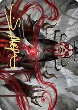 Malakir Blood-Priest Art Card (Gold-Stamped Signature) [Art Series: Zendikar Rising] 56