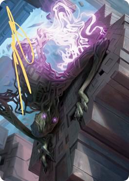 Skyclave Shade Art Card (Gold-Stamped Signature) [Art Series: Zendikar Rising] 61