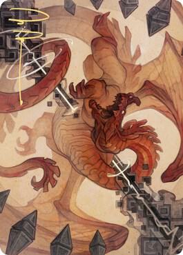 Soul Shatter Art Card (Gold-Stamped Signature) [Art Series: Zendikar Rising] 62