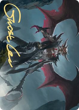 Taborax, Hope's Demise Art Card (Gold-Stamped Signature) [Art Series: Zendikar Rising] 63