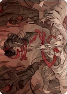 Thwart the Grave Art Card [Art Series: Zendikar Rising] 64