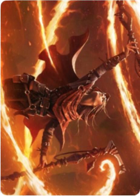 Magmatic Channeler Art Card [Art Series: Zendikar Rising] 65
