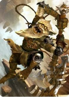 Teeterpeak Ambusher Art Card [Art Series: Zendikar Rising] 67