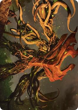 Ashaya, Soul of the Wild Art Card (Gold-Stamped Signature) [Art Series: Zendikar Rising] 69