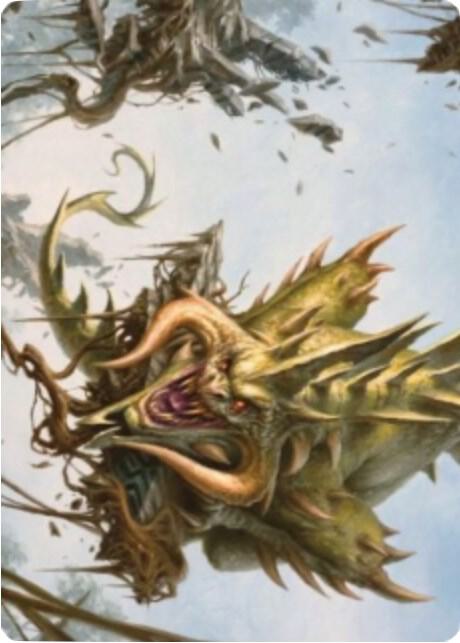 Canopy Baloth Art Card [Art Series: Zendikar Rising] 70