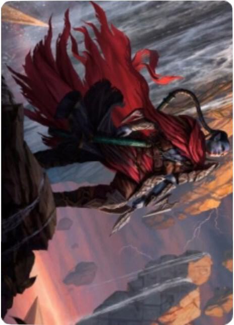 Anowon, the Ruin Thief Art Card [Art Series: Zendikar Rising] 75