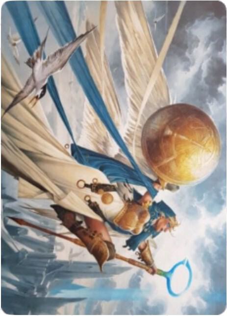 Linvala, Shield of Sea Gate Art Card [Art Series: Zendikar Rising] 77