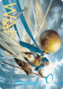 Linvala, Shield of Sea Gate Art Card (Gold-Stamped Signature) [Art Series: Zendikar Rising] 77