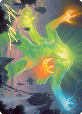 Omnath, Locus of Creation Art Card (Gold-Stamped Signature) [Art Series: Zendikar Rising] 78
