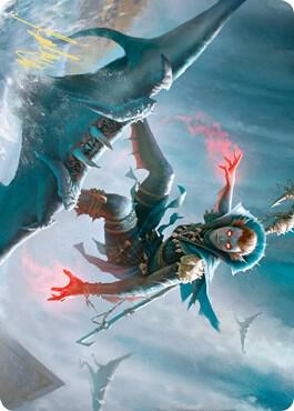 Umara Mystic Art Card (Gold-Stamped Signature) [Art Series: Zendikar Rising] 80