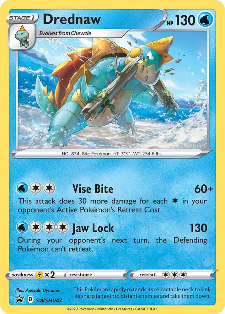 Drednaw - SWSH047 [SWSH: Sword & Shield Promo Cards] SWSH047