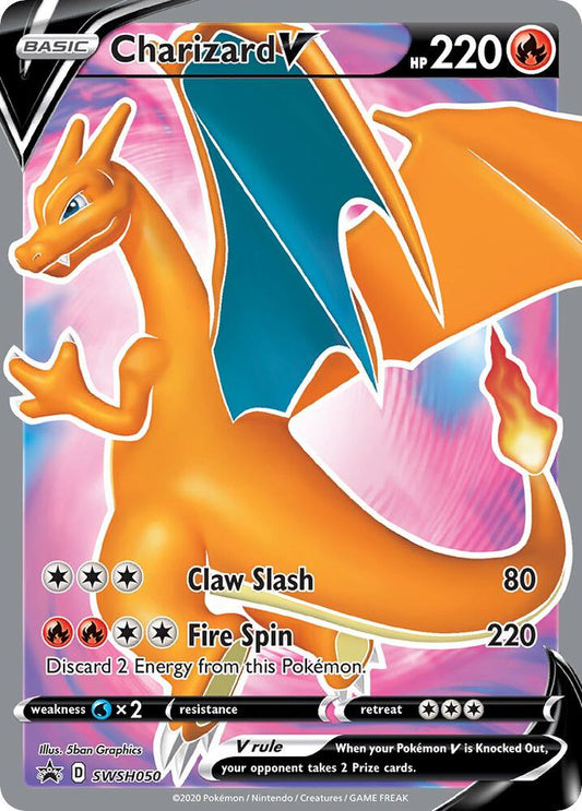 Charizard V - SWSH050 [SWSH: Sword & Shield Promo Cards] SWSH050
