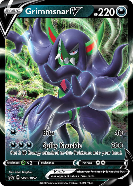 Grimmsnarl V - SWSH057 [SWSH: Sword & Shield Promo Cards] SWSH057