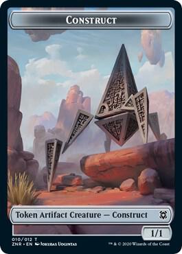 Construct // Illusion Double-Sided Token [Zendikar Rising] 10 // 6