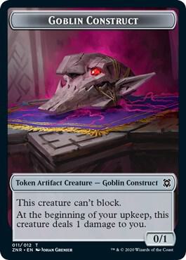 Goblin Construct // Kor Warrior Double-Sided Token [Zendikar Rising] 11 // 4