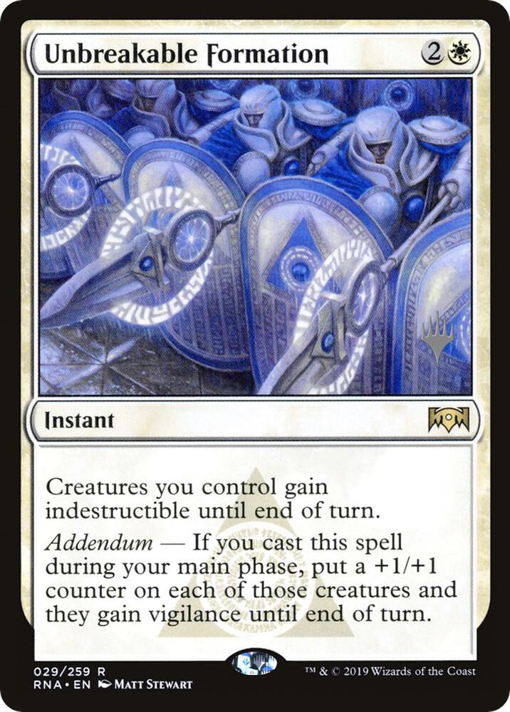 Unbreakable Formation [Promo Pack: Zendikar Rising] 29
