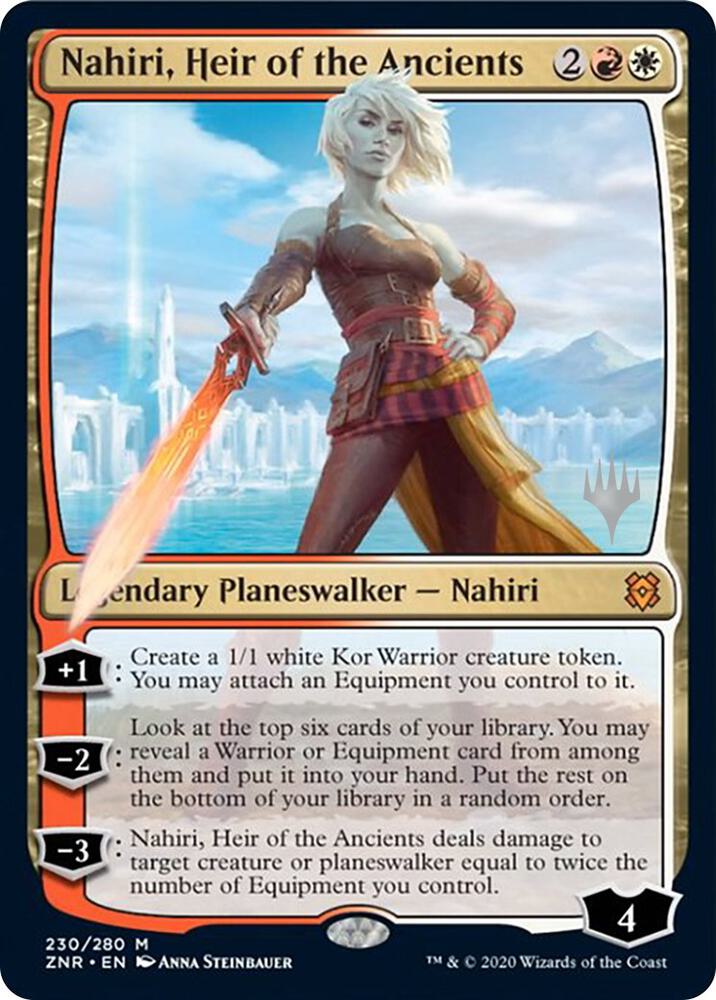 Nahiri, Heir of the Ancients [Promo Pack: Zendikar Rising] 230