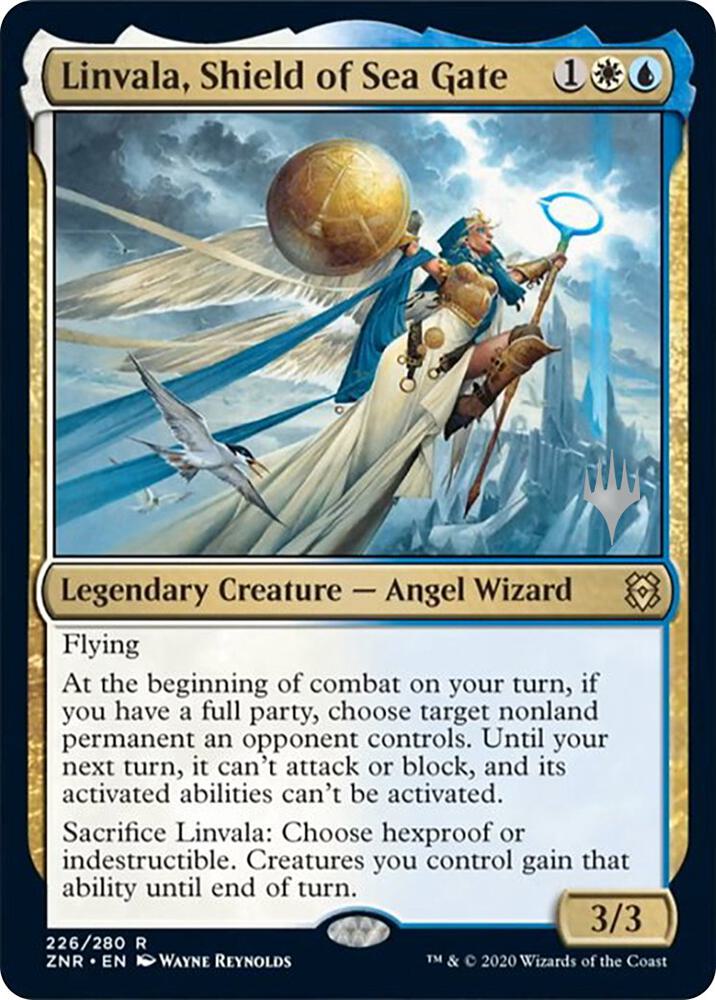 Linvala, Shield of Sea Gate [Promo Pack: Zendikar Rising] 226