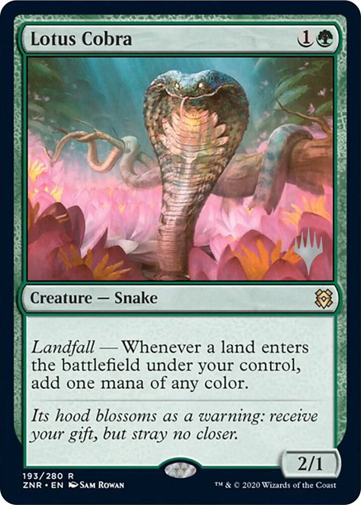 Lotus Cobra [Promo Pack: Zendikar Rising] 193