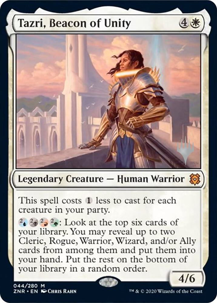Tazri, Beacon of Unity [Promo Pack: Zendikar Rising] 44