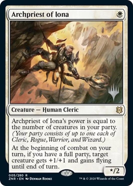 Archpriest of Iona [Promo Pack: Zendikar Rising] 5