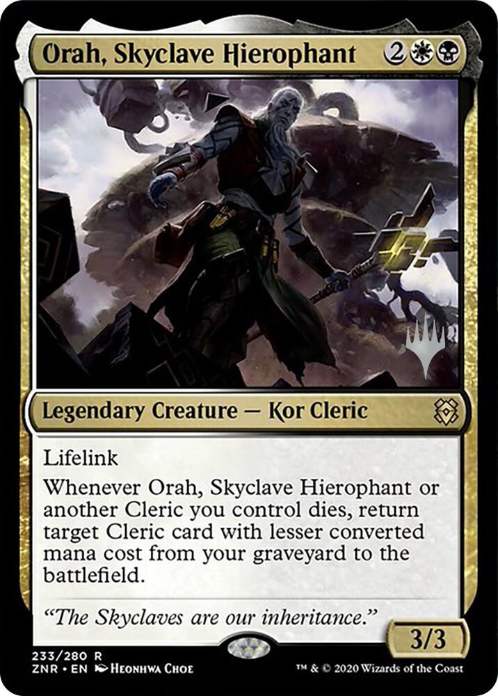 Orah, Skyclave Hierophant [Promo Pack: Zendikar Rising] 233