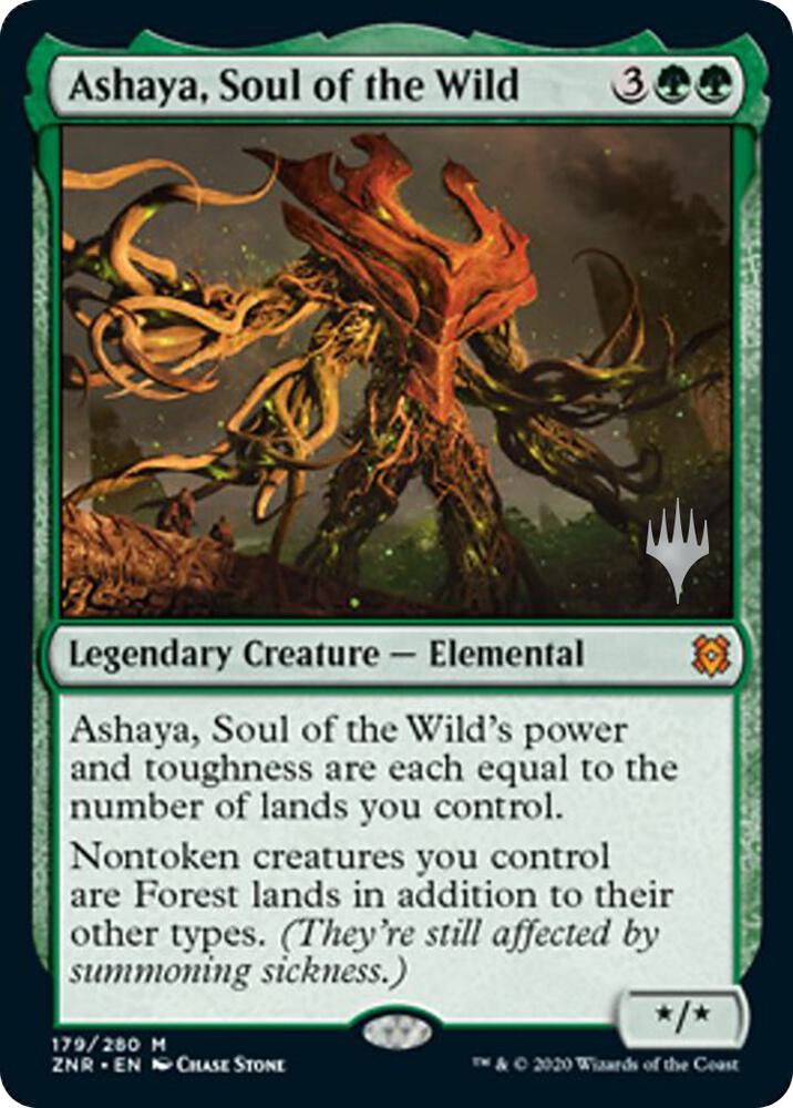 Ashaya, Soul of the Wild [Promo Pack: Zendikar Rising] 179