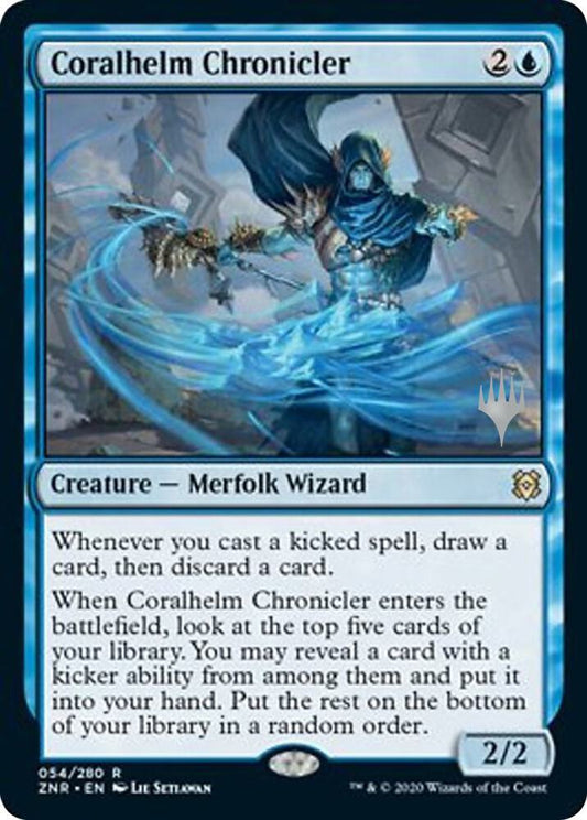 Coralhelm Chronicler [Promo Pack: Zendikar Rising] 54
