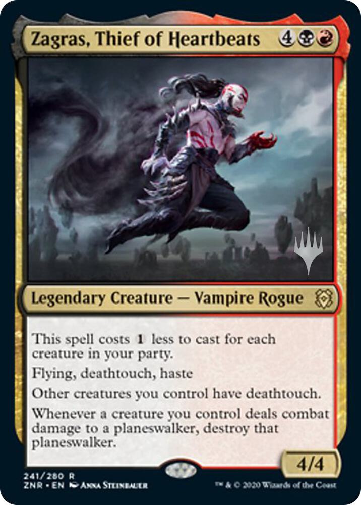 Zagras, Thief of Heartbeats [Promo Pack: Zendikar Rising] 241