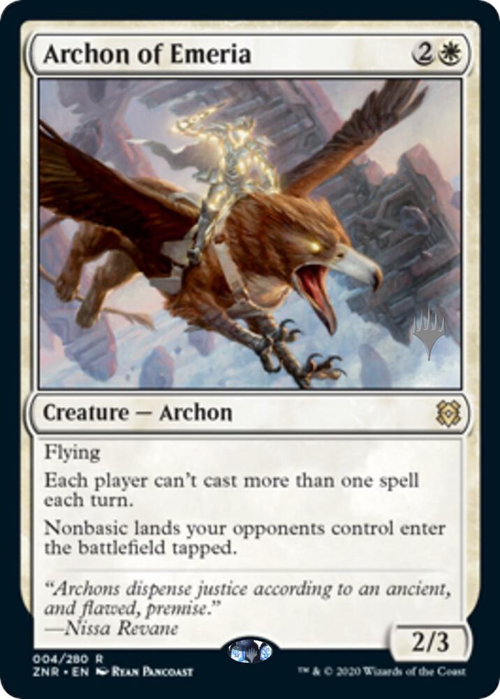 Archon of Emeria [Promo Pack: Zendikar Rising] 4