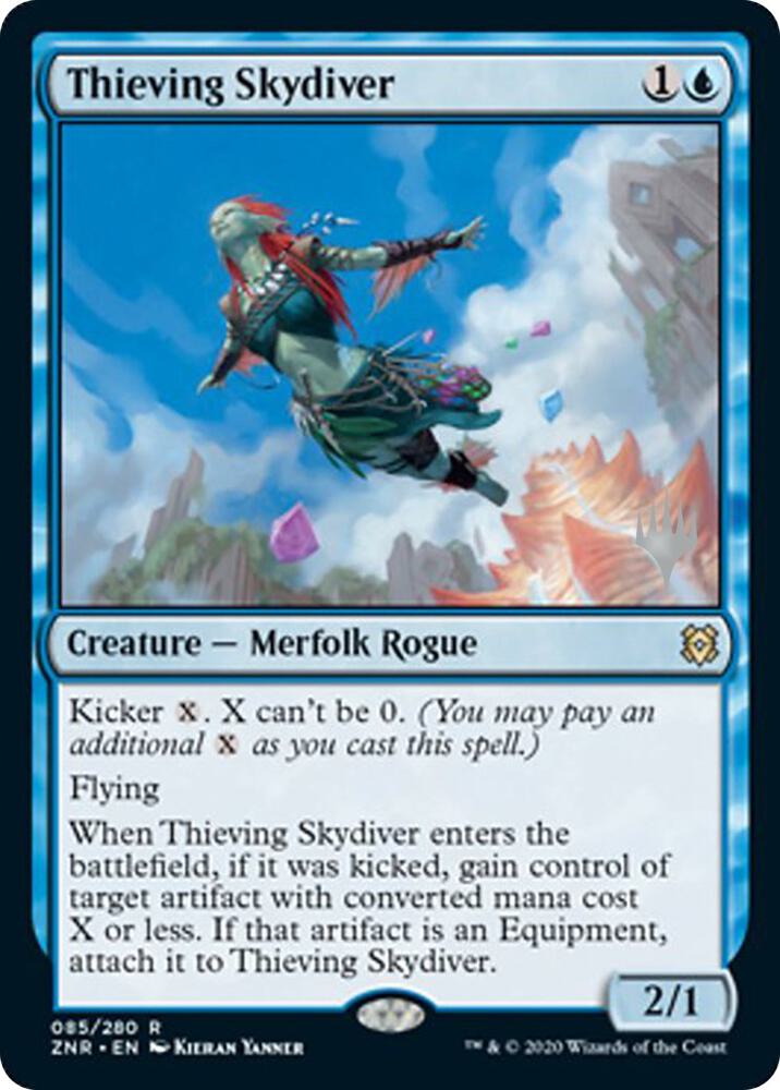 Thieving Skydiver [Promo Pack: Zendikar Rising] 85