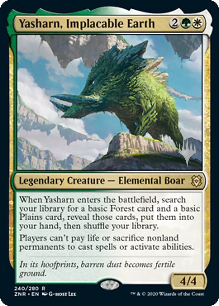 Yasharn, Implacable Earth [Promo Pack: Zendikar Rising] 240