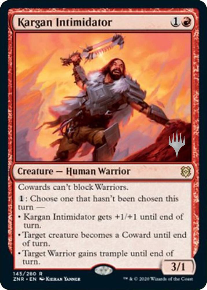 Kargan Intimidator [Promo Pack: Zendikar Rising] 145