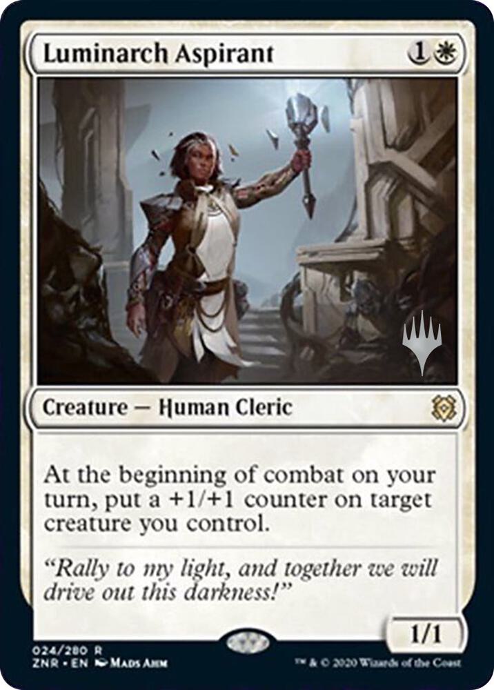 Luminarch Aspirant [Promo Pack: Zendikar Rising] 24