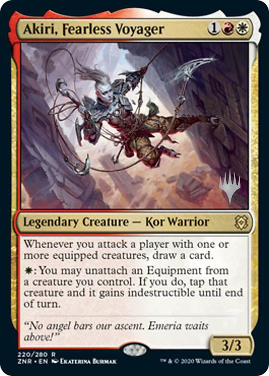 Akiri, Fearless Voyager [Promo Pack: Zendikar Rising] 220