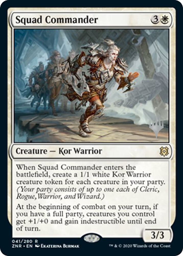 Squad Commander [Promo Pack: Zendikar Rising] 41