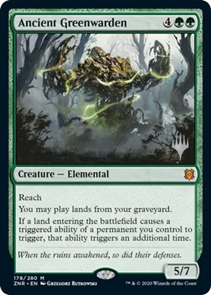 Ancient Greenwarden [Promo Pack: Zendikar Rising] 178