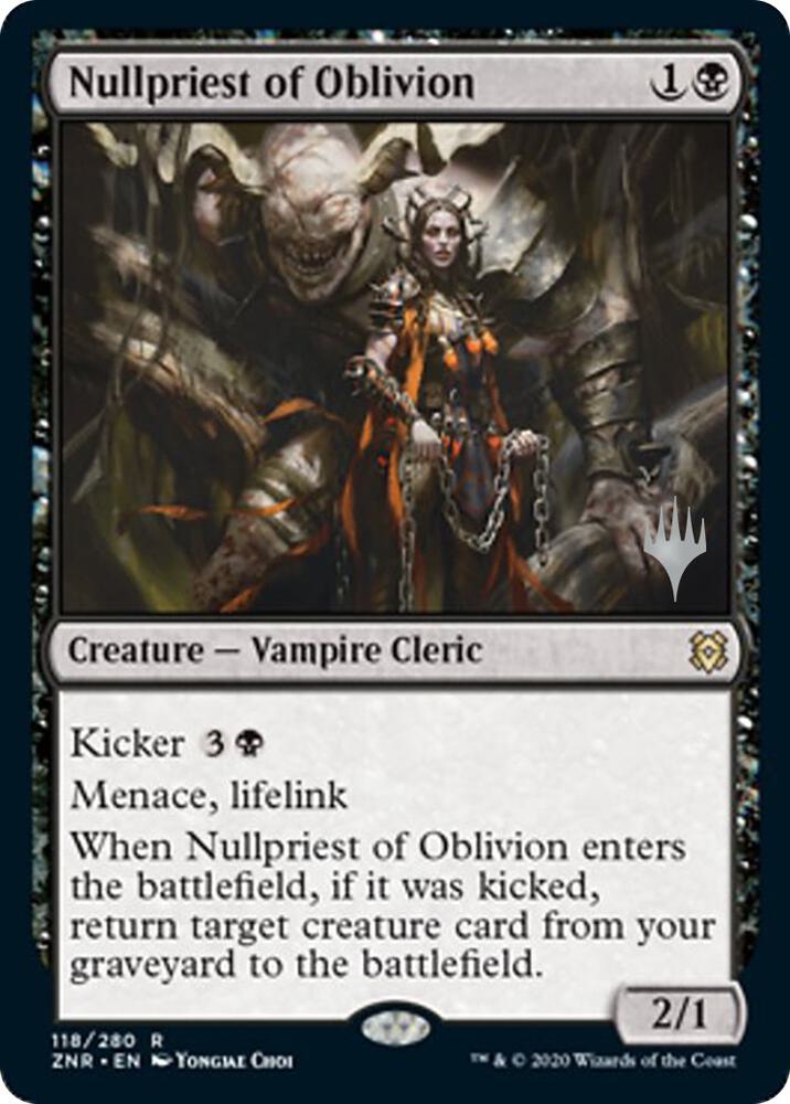 Nullpriest of Oblivion [Promo Pack: Zendikar Rising] 118