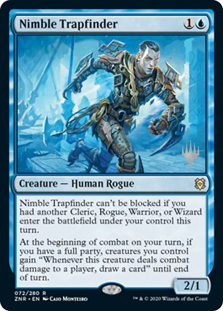 Nimble Trapfinder [Promo Pack: Zendikar Rising] 72