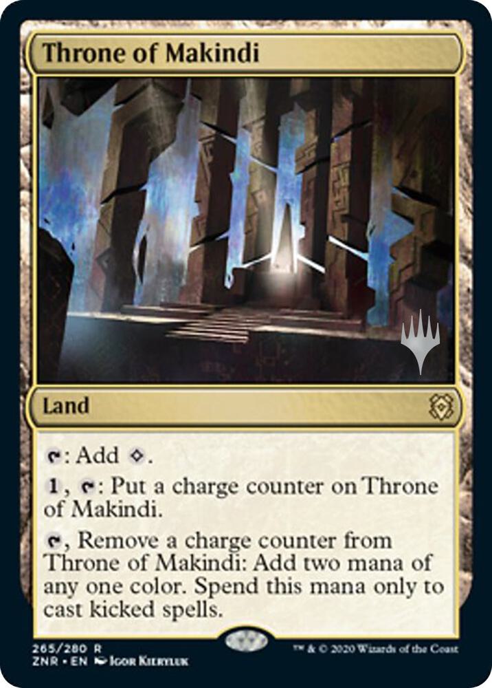 Throne of Makindi [Promo Pack: Zendikar Rising] 265