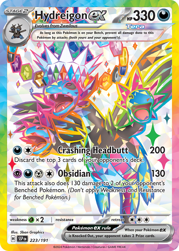 Hydreigon ex - 223/191 Surging Sparks