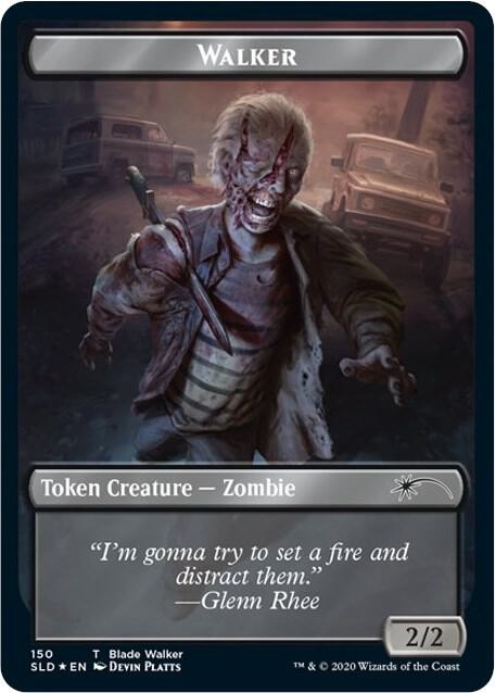 Walker (Blade Walker // Winslow) Double-sided Token [Secret Lair Drop Series] 150 // 151