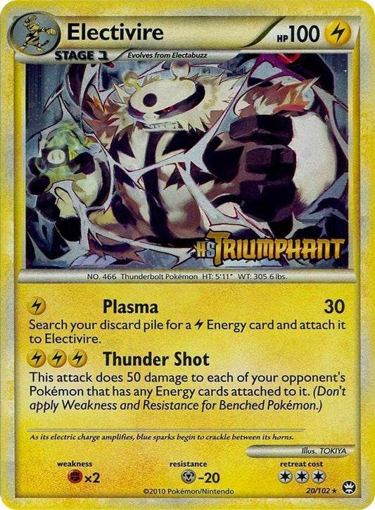 Electivire - 20/102 (Prerelease) [HGSS Promos] 20/102