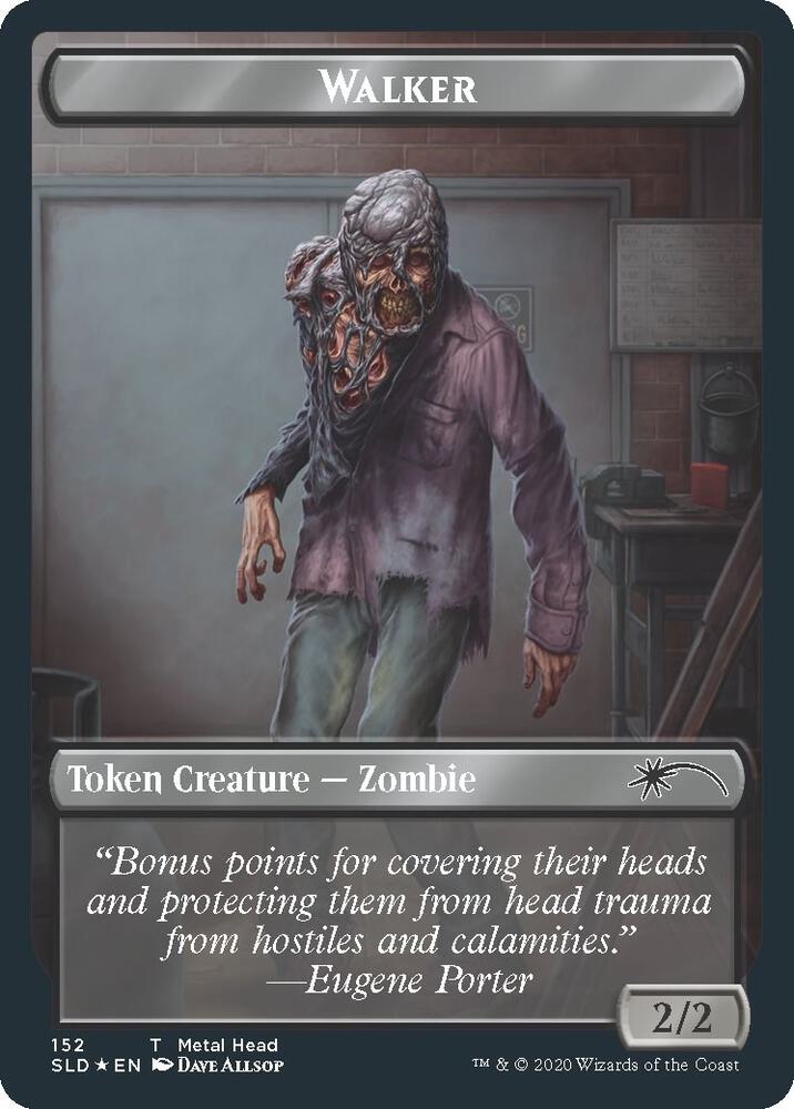 Walker (Metal Head // Treasure) Double-sided Token [Secret Lair Drop Series] 152 // 153