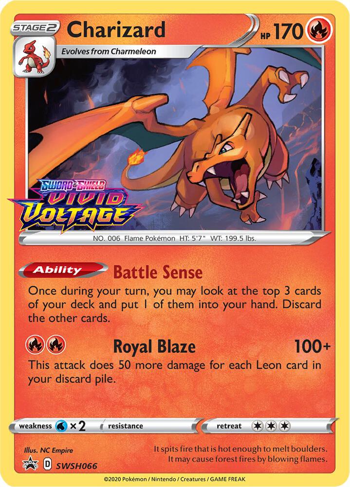 Charizard - SWSH066 (Prerelease) [SWSH: Sword & Shield Promo Cards] SWSH066