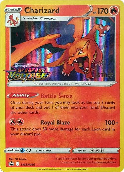 Charizard - SWSH066 (Prerelease) [Staff] [SWSH: Sword & Shield Promo Cards] SWSH066