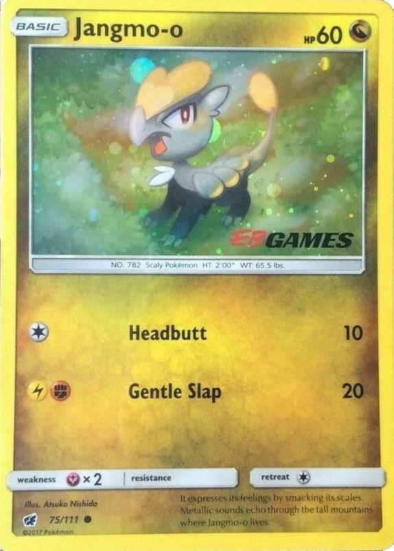 Jangmo-o - 75/111 (Cosmos Holo) (EB Games Promo) [Miscellaneous Cards & Products] 075/111